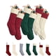 thumbnail image 1 of Medias navideñas Mr. Pen de 18 pulgadas, 6 unidades, color rojo, crema y verde, 1 of 9