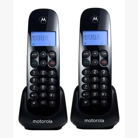 Teléfono Motorola Negro inalámbrico Pack 2 - Color Negro Pack Duos