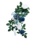 thumbnail image 2 of Flores Del Respaldo De La Silla Corona Floral Del Arco De La Boda Del PEW Para La Silla De La Ceremonia De La Boda Azul, 2 of 3