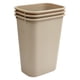 thumbnail image 3 of Cesta de basura Winco PWR-41BE, plástico, 10 galones, color beige, 3 of 5