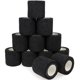 thumbnail image 1 of Venda cohesiva autoadhesiva KEQCQE de 5 cm, negra, 12 rollos, 1 of 3