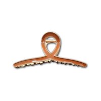 Besty - Traba Metálica Garra Tiburón Para Cabello Resina Café