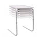 thumbnail image 2 of Mesa Plegable Ajustable de Aluminio Posavasos Blanca, 2 of 3