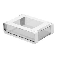 Magideal - Organización Oculta Debajo Del Cajón Del Escritorio, Caja De Almacenamiento Debajo Del Cajón Del Escritorio Para El Hogar, Aula, Papelería, Cocina, L