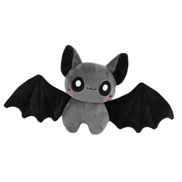 Muñeco De Peluche De Murciélago, Muñeco De Murciélago De Halloween Abrazable Para Pascua, Regalo De Cumpleaños De Halloween, Gris Y Negro