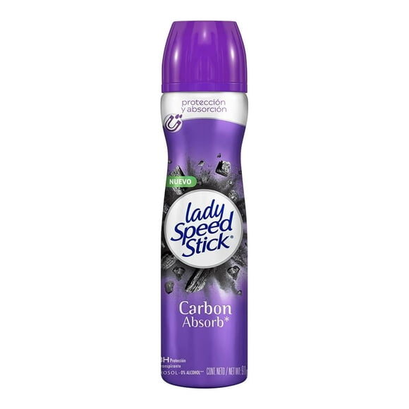 LADY SPEED STICK DEO SPRAY CARBON ABSORB 91G LADY SPEED S