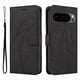 thumbnail image 1 of Funda tipo cartera con tapa para Google Pixel 10 Pro 5G con tarjetero, soporte y cubierta magnética Negro, 1 of 5