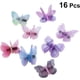 thumbnail image 2 of Pinzas para el pelo con forma de mariposa Minkissy, pasadores de mariposa de colores, accesorio para el pelo para niñas, 16 unidades, 2 of 7