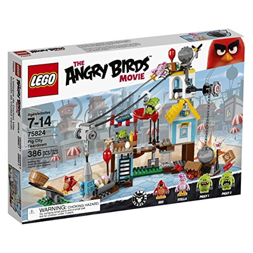 Desmontaje De LEGO Angry Birds 75824 Pig City LEGO