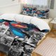 thumbnail image 2 of Superman Bedding Sets Ultra Soft Skin-Friendly Duvet Cover 3 Piece, Cute Comforter Cover Bed Set for Boys Girls Kids, 2 of 5