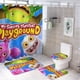 thumbnail image 1 of My Singing Monsters-theme 4-Piece Shower Curtain Set with Rugs, Waterproof Bathroom Decor Set Includes Bath Mat, U-Shaped Rug, Toilet Lid Cover and Curtain with Hooks, 1 of 6