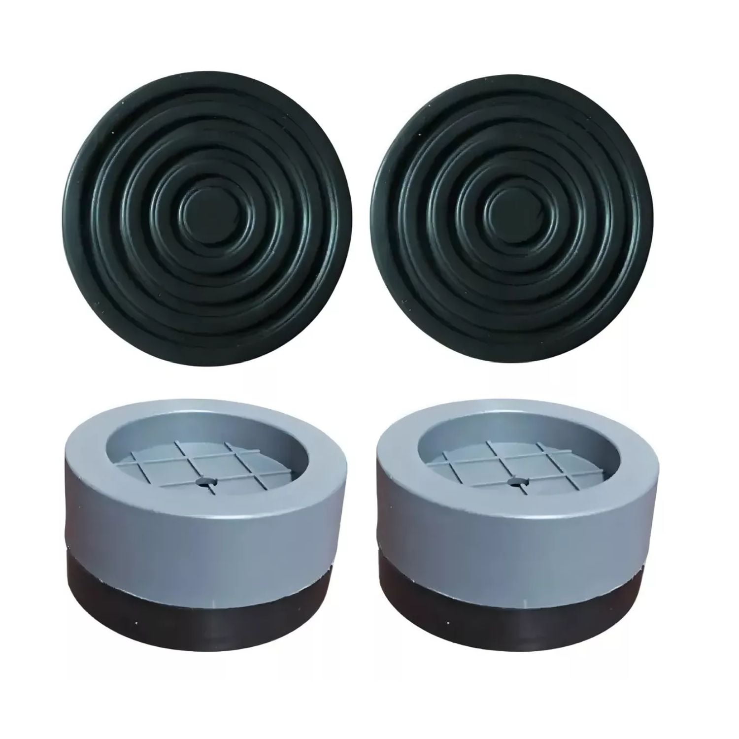 Disparo - Pack 4 Piezas Soporte Altura Lavadora 6cm Gris