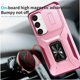thumbnail image 3 of Funda Armada para Samsung Galaxy S24 con Tapa Deslizante y Soporte Magnético Giratorio Rosa, 3 of 5