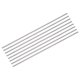 thumbnail image 1 of Uxcell 8 Piezas Barra Redonda de Titanio, 0.08" Diámetro (2mm) 8" Longitud GR5 Metal Sólido TC4 Barra Redonda de Titanio para Modelo de Aviones Coches Barcos Manualidades DIY, 1 of 7