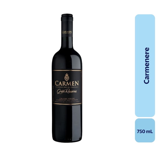 Vino Carménère Botella 750 mL Carmen