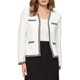 thumbnail image 1 of Chaqueta de punto abierta de manga larga para mujer INSPIRE CHIC, casual de negocios, para vestido 2XL Blanco, 1 of 5