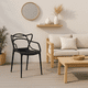 thumbnail image 3 of Silla de Terraza Exterior o comedor Master - Negra, 3 of 7