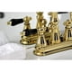 thumbnail image 2 of Grifo de baño Kingston Brass Duchess Centerset con ventana desplegable, 2 of 8