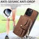 thumbnail image 2 of Funda Tipo Cartera con Correa Cruzada para iPhone 13 Pro Max Protección Contra Golpes Marrón, 2 of 5