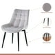 thumbnail image 2 of Silla Macron Terciopelo - Gris, 2 of 3