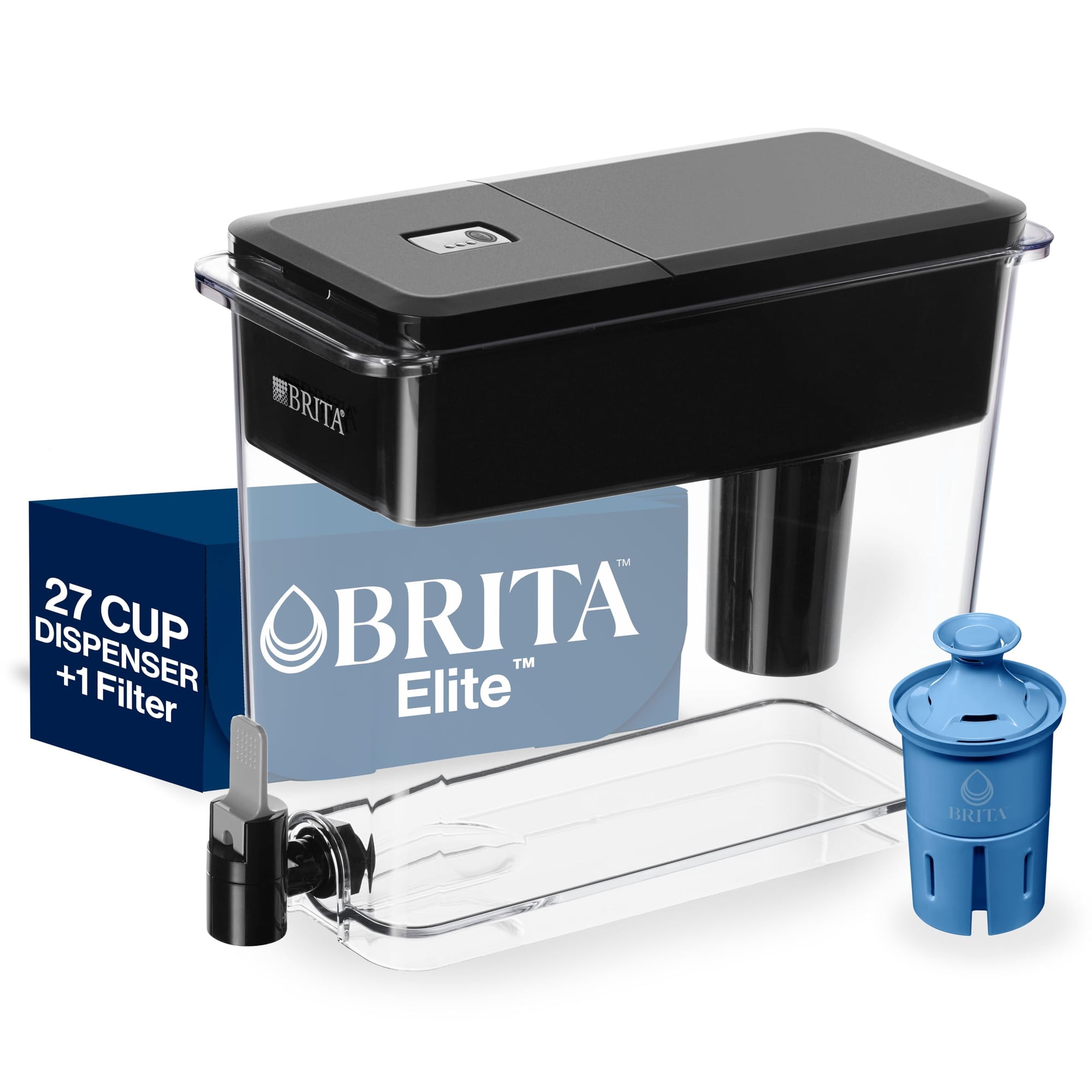 Dispensador De Agua Brita Ultramax Elite Filter 27l Negro