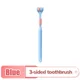 thumbnail image 1 of Three Sided Soft Hair Tooth Toothbrush Adult Toothbrush Ultra Fine Soft Bristle Oral Care Safety Teeth Brush for Oral Health Cle, 1 of 3