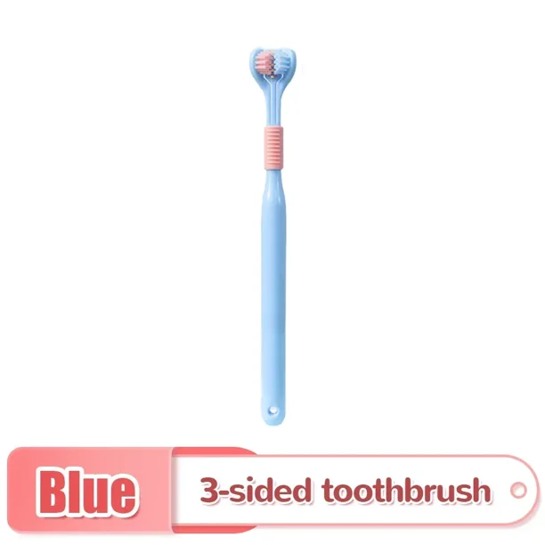 Three Sided Soft Hair Tooth Toothbrush Adult Toothbrush Ultra Fine Soft Bristle Oral Care Safety Teeth Brush for Oral Health Cle