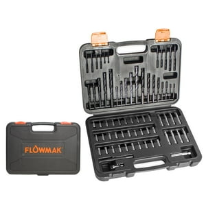 Set De Brocas Y Puntas 70Pzs Flowmak