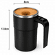 thumbnail image 2 of Taza Mezcladora Magnética Automática Acero 304 Con Indicador De Temperatura Negro, 2 of 6