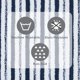thumbnail image 3 of Alfombra Baño Better Homes & Gardens Signature Soft 50x86 cm Rayas Azul, 3 of 3
