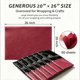 thumbnail image 2 of PMLAND 60 Sheets Bulk Tissue Paper 20 x 26 in Burgundy Gift Wrap, 2 of 3