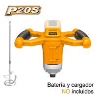 Ingco - Mezclador Industrial Inalambrico 20V