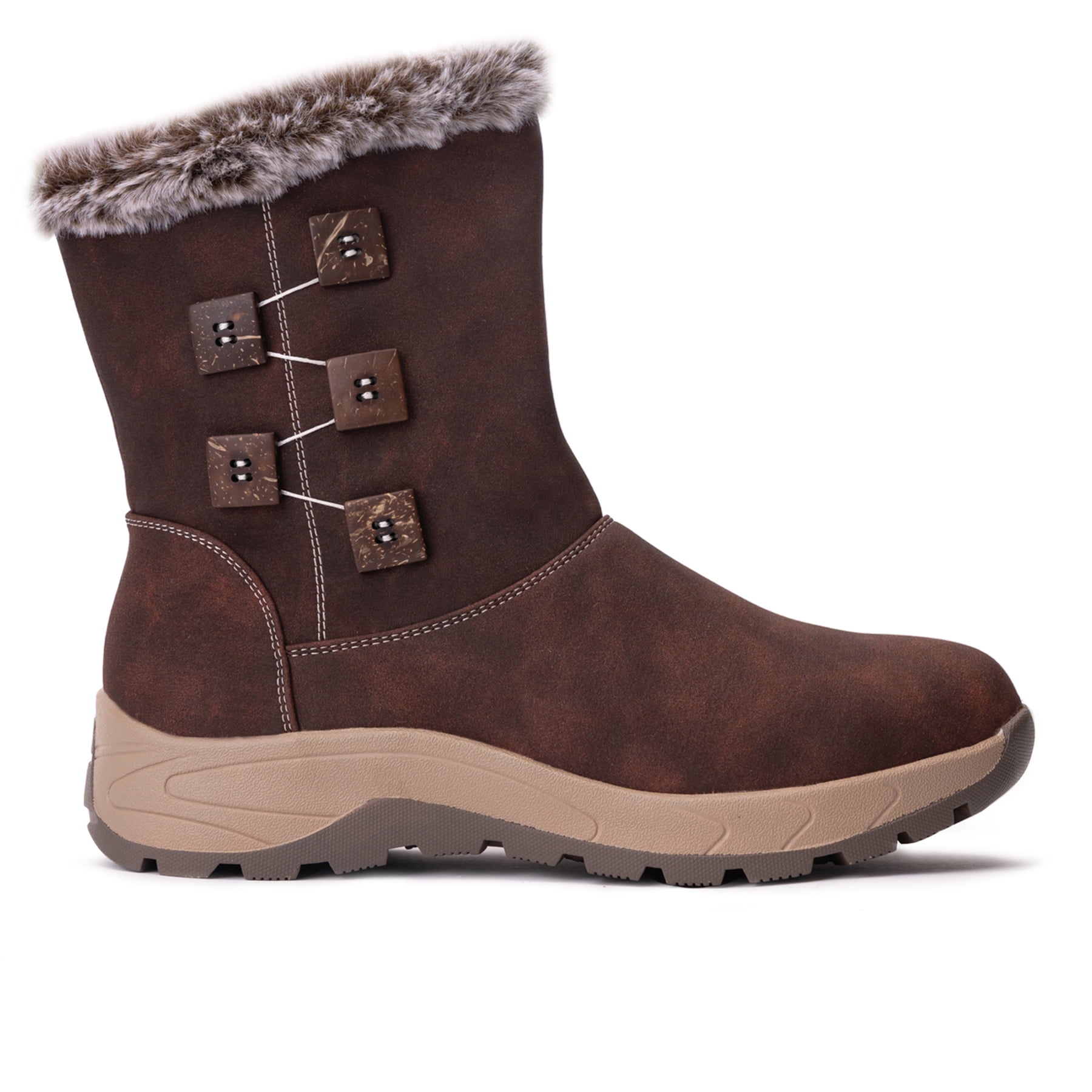 Thunder Blue - Bota Mujer Café Oscuro Leticia