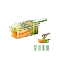 Genérico - Mandolina Picador Cortador Rallador De Verduras 4 En 1