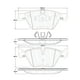 thumbnail image 2 of Pastillas Freno para auto BMW 335 Touring 2004-2013 Delantero, 2 of 5