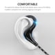 thumbnail image 2 of Auriculares deportivos intraaurales con cable para correr, con gancho para la oreja de 3,5 mm y micrófono, resistentes al agua para teléfono móvil., 2 of 8
