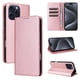 thumbnail image 1 of Funda Cartera para iPhone 15 Pro con Ranuras Tarjetas y Soporte - Protección Completa Oro rosa, 1 of 5
