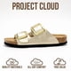 thumbnail image 3 of Sandalias Project Cloud Santorini de cuero con memoria de espuma, talla 8 US, 3 of 5