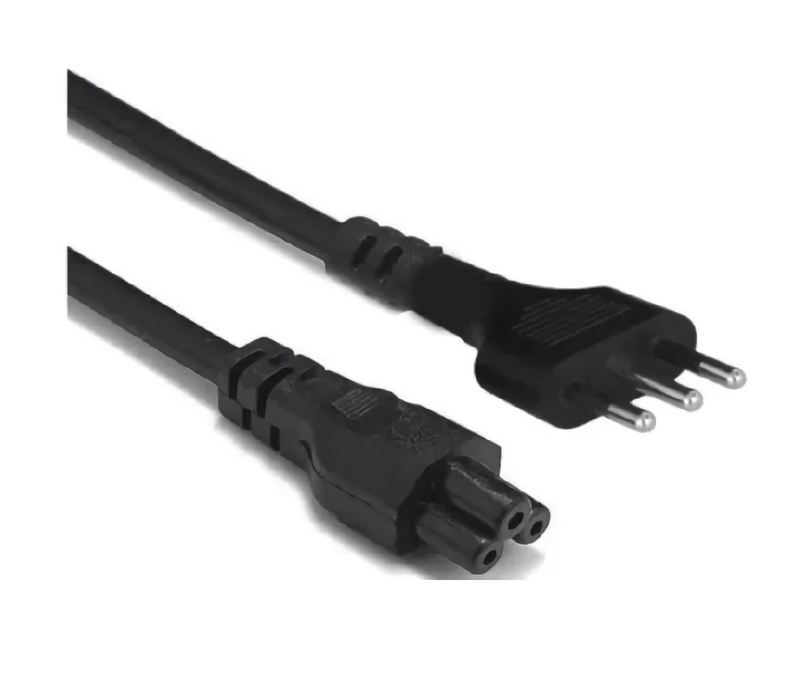 Genérico - Cable Tipo Trebol De Poder Pc Cargador 1.8 Adaptador