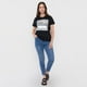 thumbnail image 4 of Polera Mujer M/c Focal Print Cuello V Negro Corona, 4 of 5