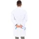 thumbnail image 2 of Bata de Laboratorio NY Threads para Hombre Manga Larga Talla XL Blanca, 2 of 6
