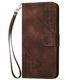 thumbnail image 2 of Funda Flip Premium Fibra de Carbono para iPhone 16 con Soporte y Cierre Marrón, 2 of 6