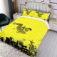 thumbnail image 3 of Lázaro Conjunto de sábanas temático, trío de piezas, cómodo y amigable con la piel, diseño único, regalo de decoración para el hogar para familiares, amigos y fans, 90 cm * 190 cm, 3 of 6