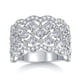 thumbnail image 1 of Anillo de Banda de Moissanita Color D Claridad VVS1 Grueso Alianzas de Boda para Mujer Anillo de Eternidad de Moissanita Ancha Calada de Plata Esterlina 925 para Mujer Talla 5-9, 1 of 7