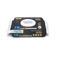 Pack X 6 Paquetes De Toallas Humedas De Adulto Emumed 50Und