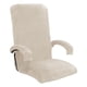 thumbnail image 2 of Funda Giratoria Para Silla De Ordenador Con Superficie De Terciopelo, Funda Para Silla De Ordenador, Color Beige, 2 of 5