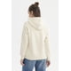 thumbnail image 3 of Polerón Mujer Abierto Hodie Crema, 3 of 4