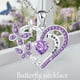 thumbnail image 2 of Butterfly Necklace - Perfect New Year's Gift for Your Lover or Friend - Symbolizes Love and Friendship, 2 of 5