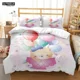 thumbnail image 1 of Cute Cartoon Mouse Print Bed Three Piece Set Soft And Comfortable Bedding Set Comforter Bedding Sets Bed Sheets, 1 of 5