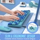 thumbnail image 2 of Teclado y ratón inalámbricos LIZRROT de tamaño completo, azul, 2 of 8